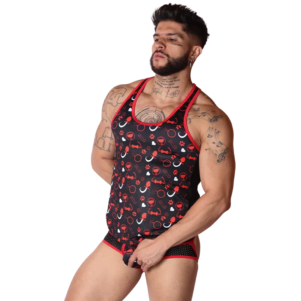 Dog Red Tank