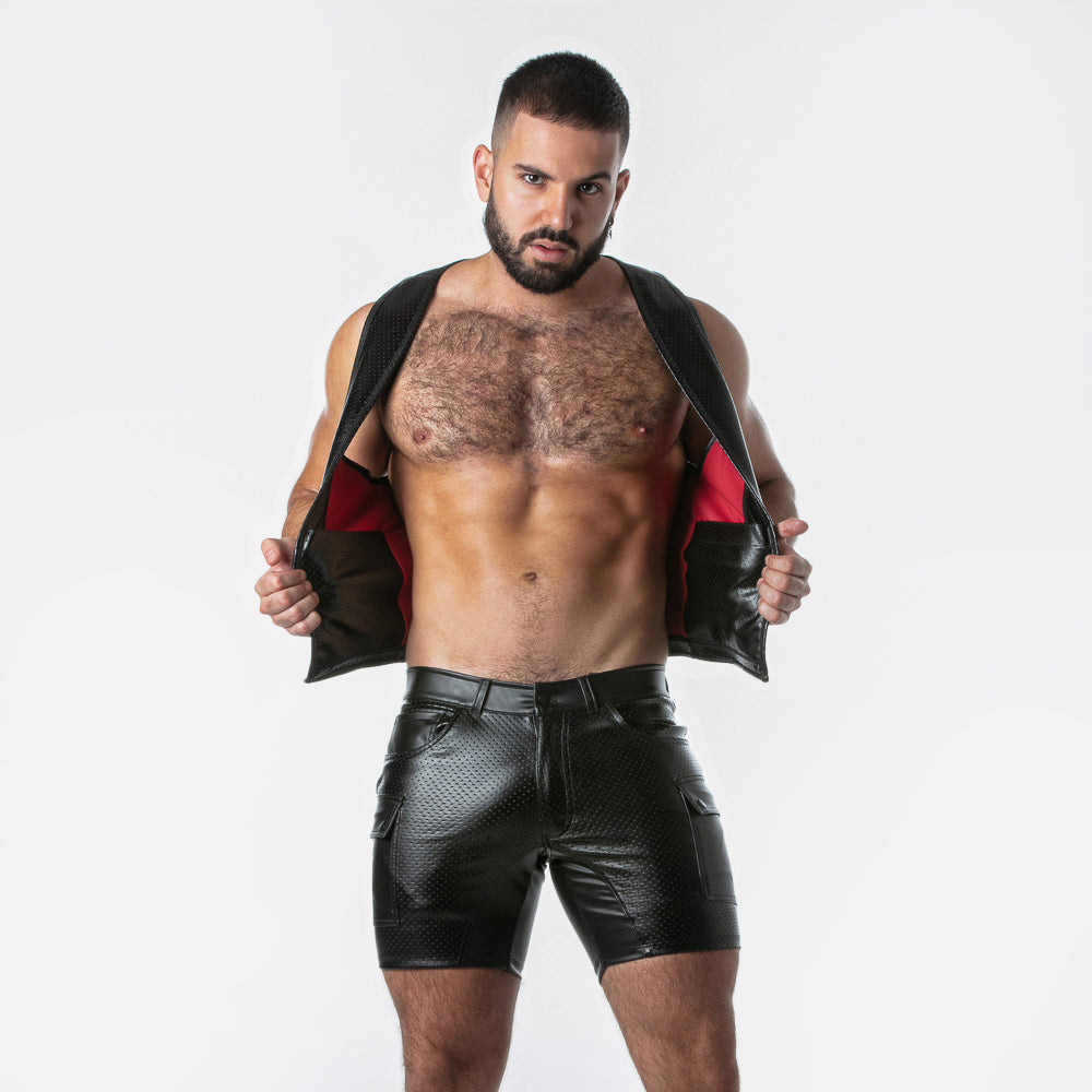 Gay leather fetish - Shop Punch Hole vest
