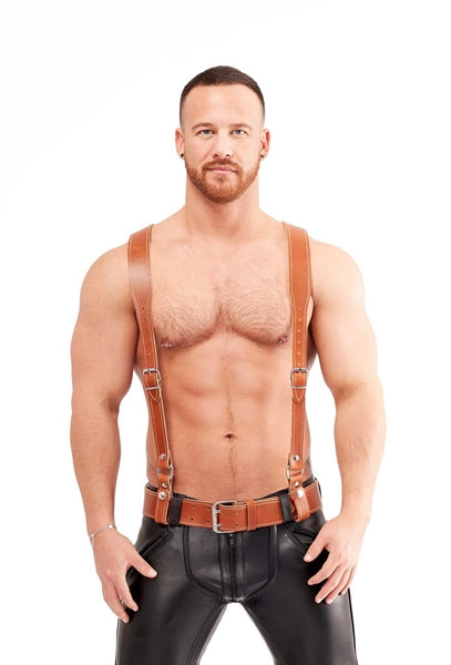 Leather Braces - Brown