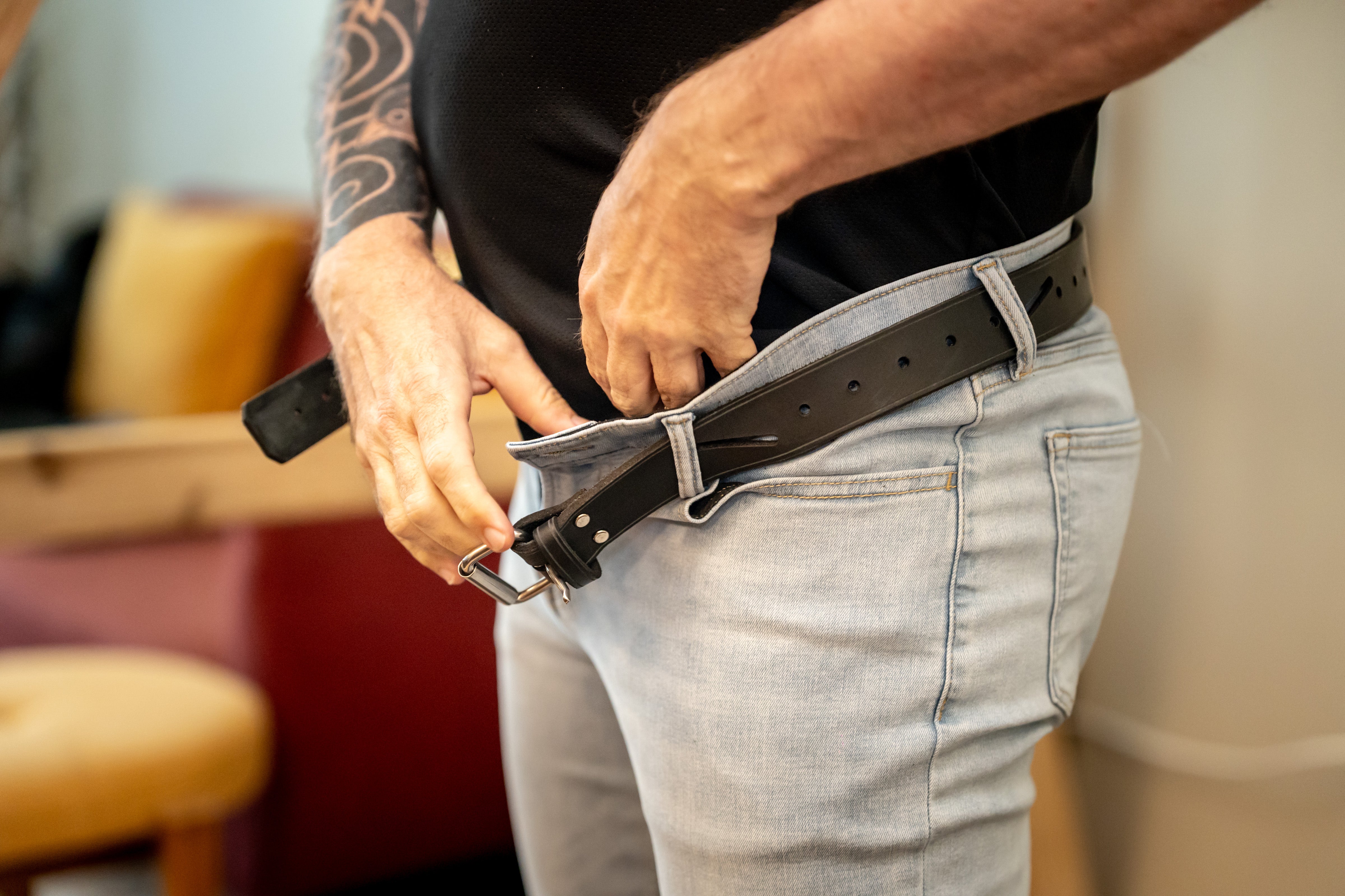Leather Stealth Belt