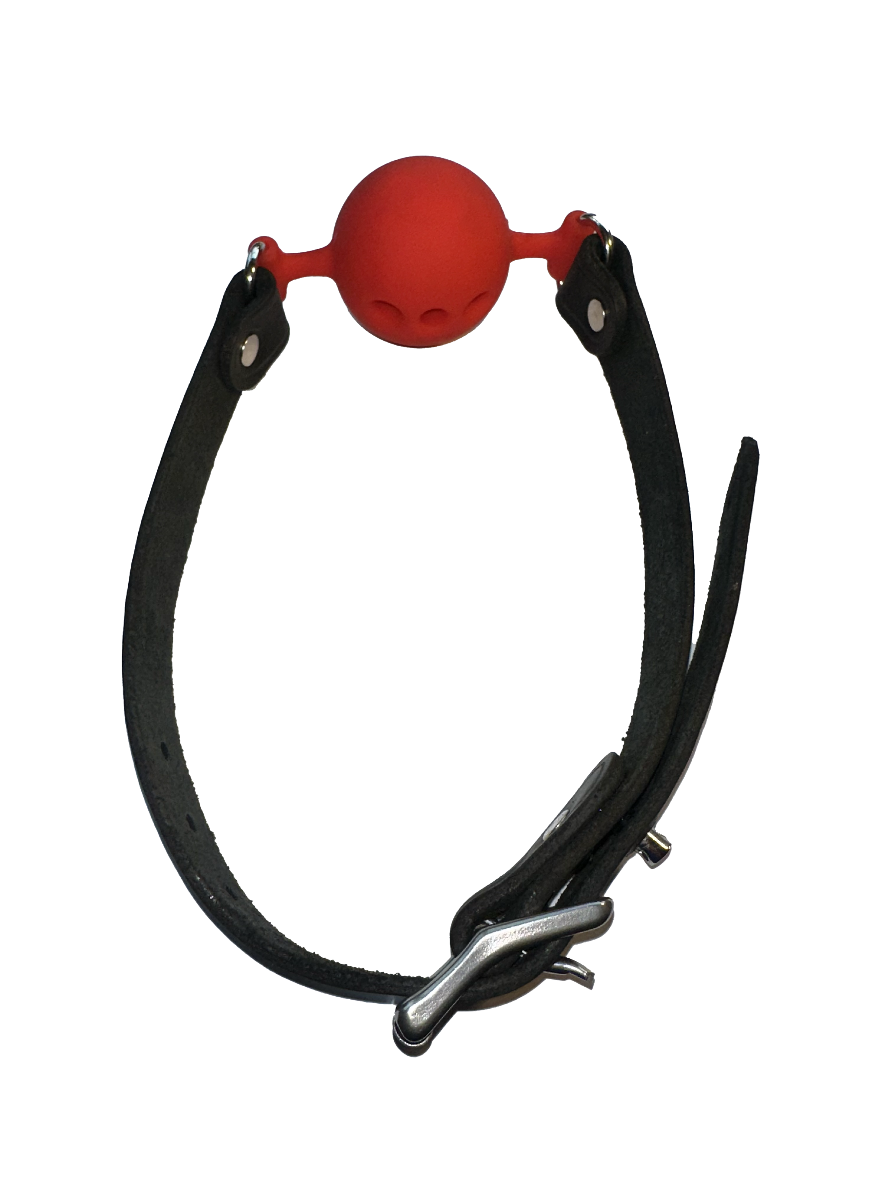 Leather Silicone Ball Gag
