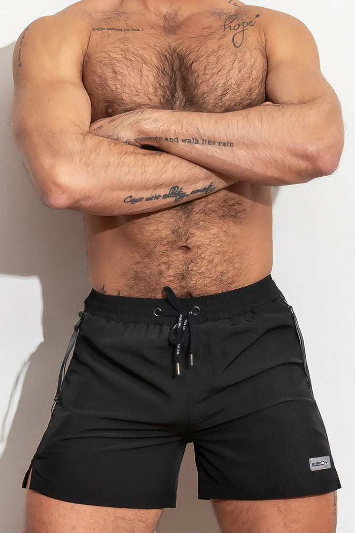 itBOY Woven Zipper Strap Shorts