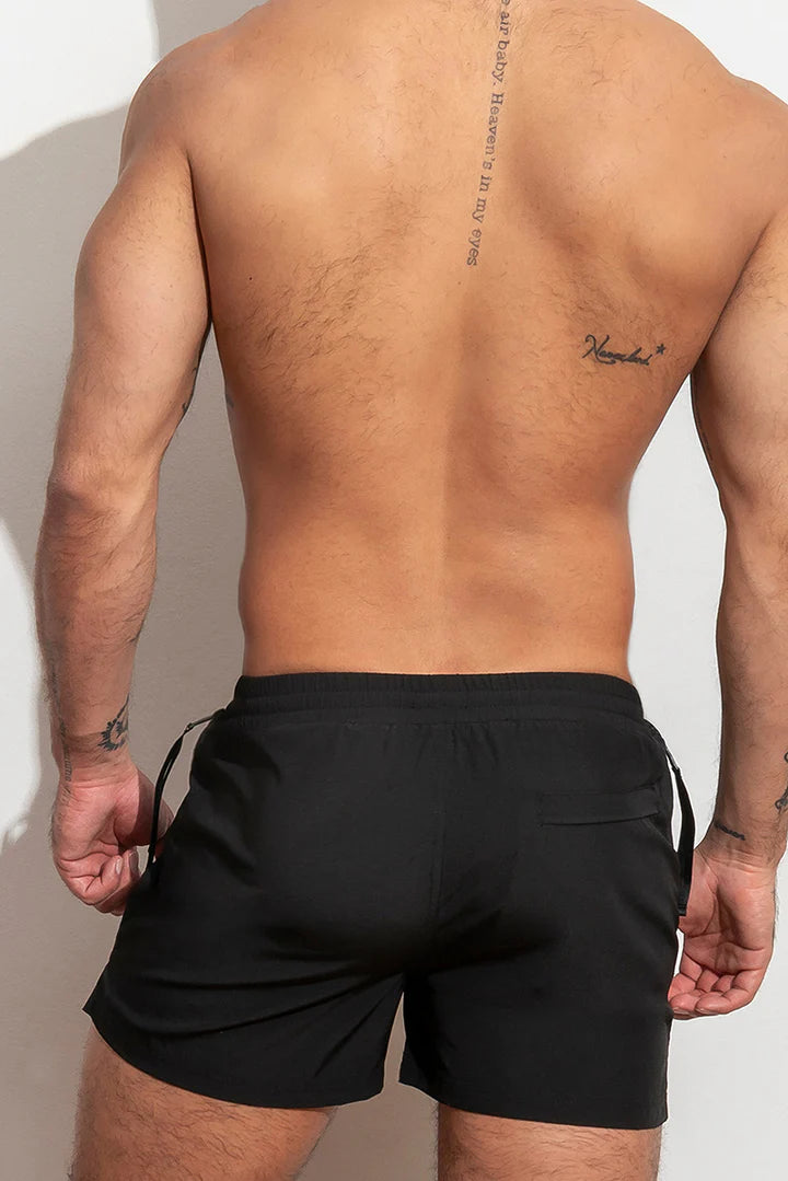 itBOY Woven Zipper Strap Shorts