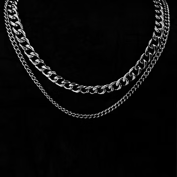 Sinner Double Chain Necklace