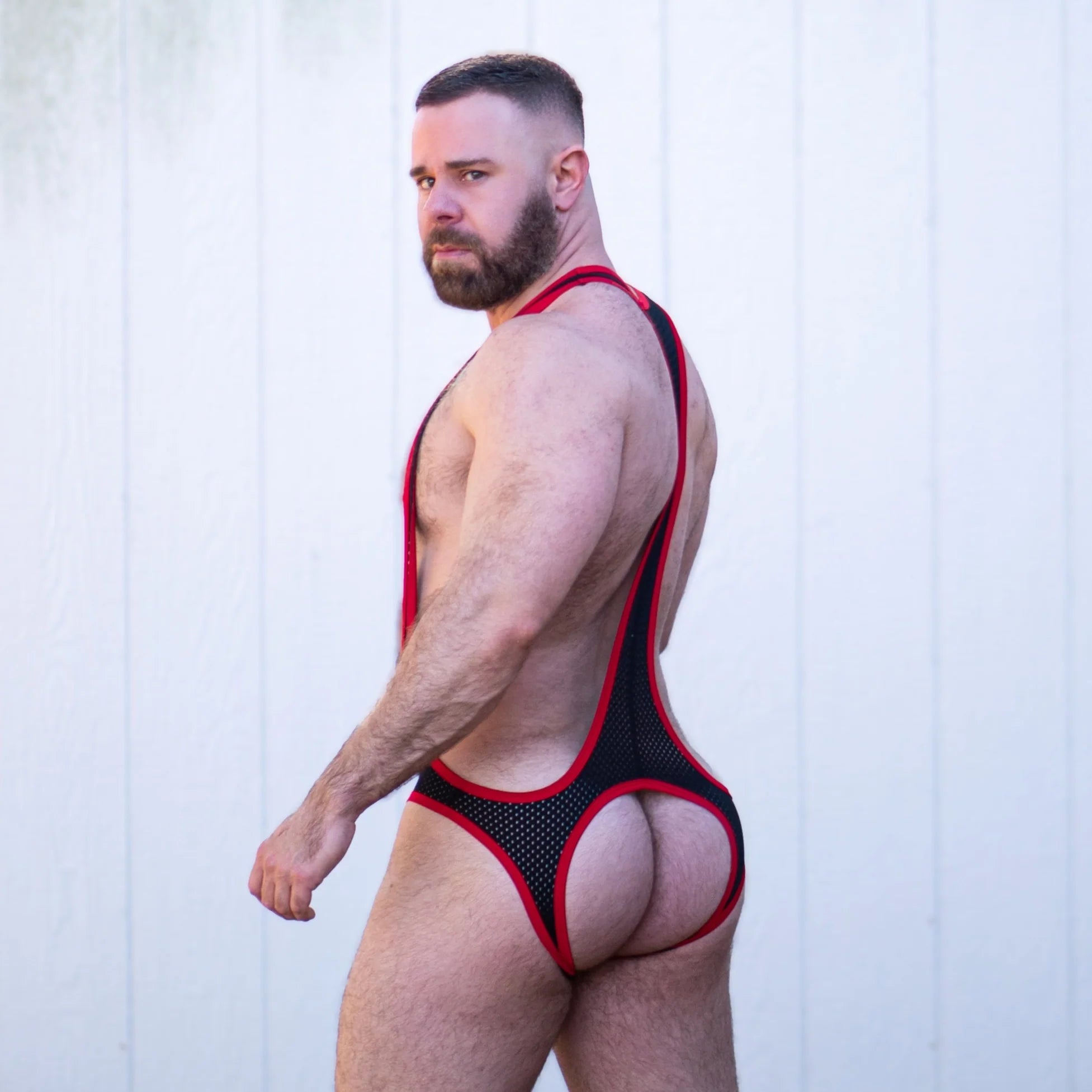 Easy Release Mesh Zipper Singlet