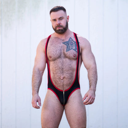 Easy Release Mesh Zipper Singlet