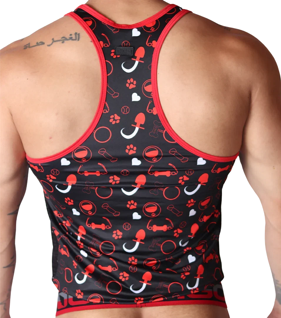 Dog Red Tank