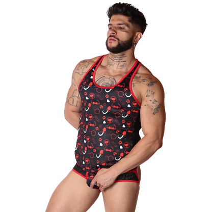 Dog Red Tank