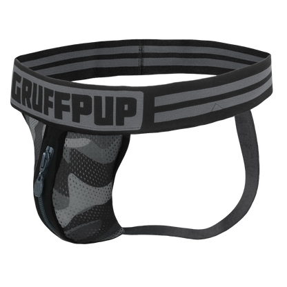 Front zip jock for gay men