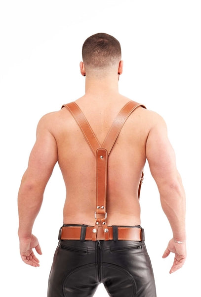 Leather Braces - Brown
