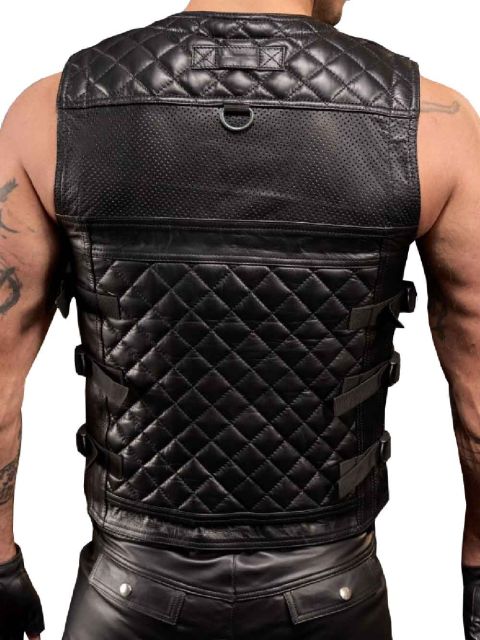 Leather Utility Vest
