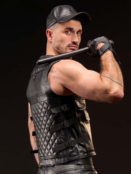 Leather Utility Vest