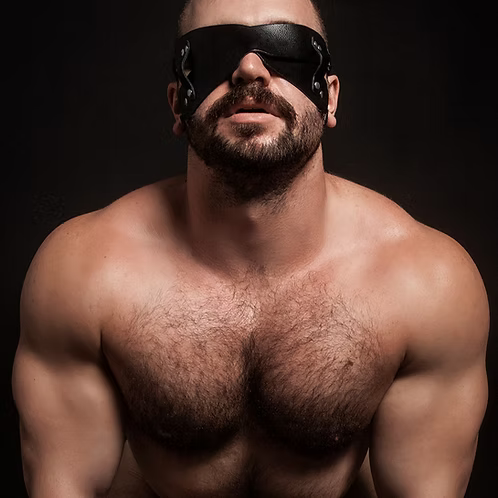 Noir Gay Fetish Blindfold 