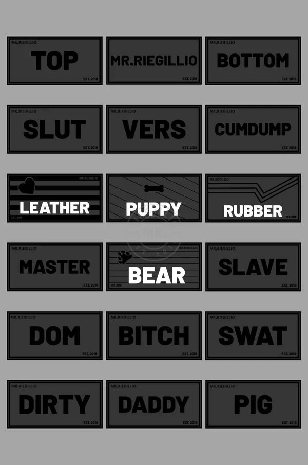 Rubber Velcro Patch - PIG