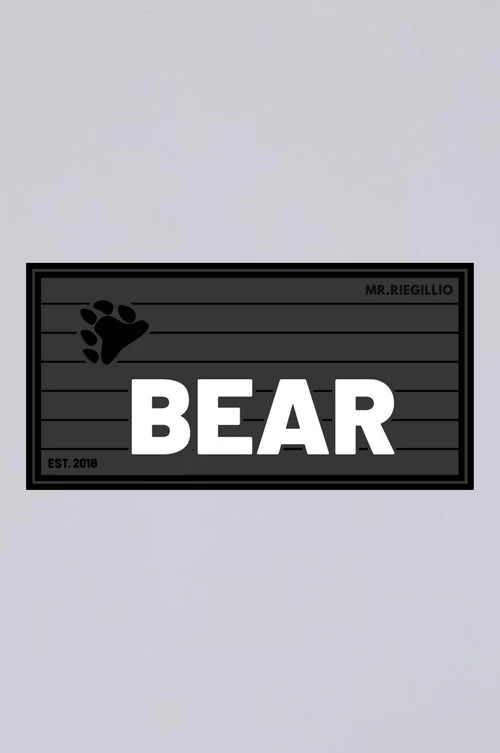 Rubber Velcro Patch - BEAR