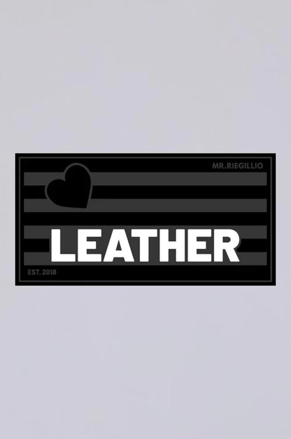Rubber Velcro Patch - LEATHER