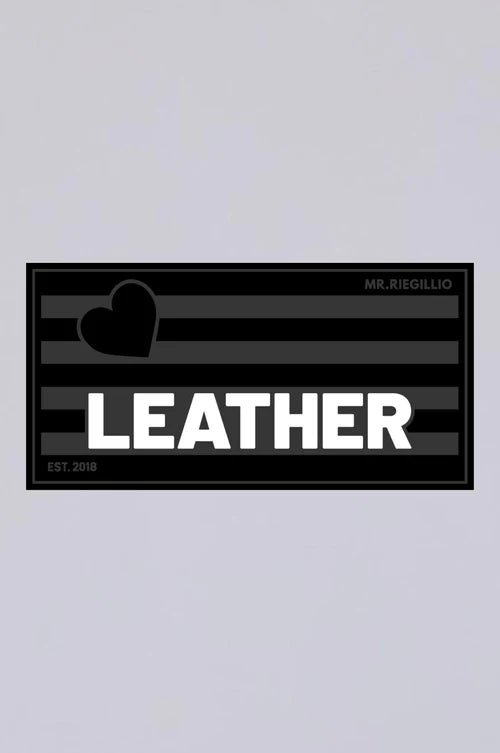 Rubber Velcro Patch - LEATHER