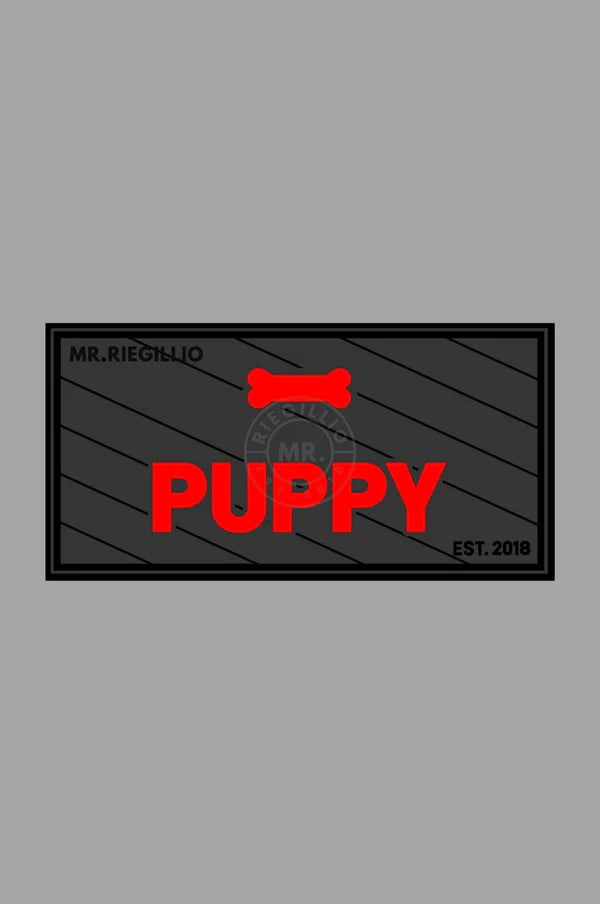 Rubber Velcro Patch - Puppy
