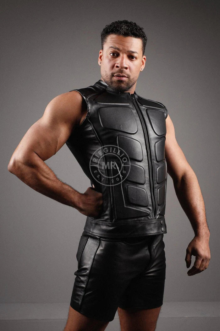 Leather Bullet Vest