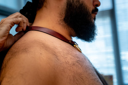 Leather Pup Collar