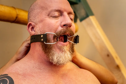 Leather Butterfly Gag