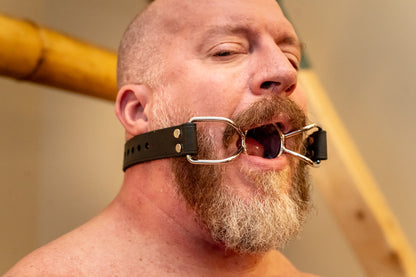 Leather Butterfly Gag