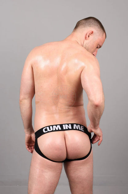 SNKRFTSH Mesh Jock CUM IN ME - Black